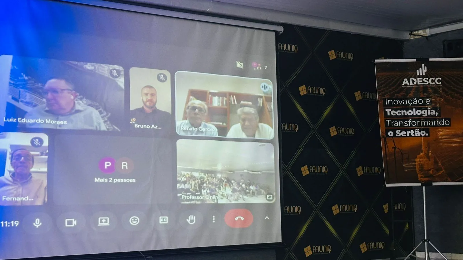 Participação remota de Luiz Eduardo Moraes, Bruno Azevedo, Renato Garcez e Amarilio Macêdo, CEO Value Ricardo Azevedo e Fernando Bezerra via videoconferência