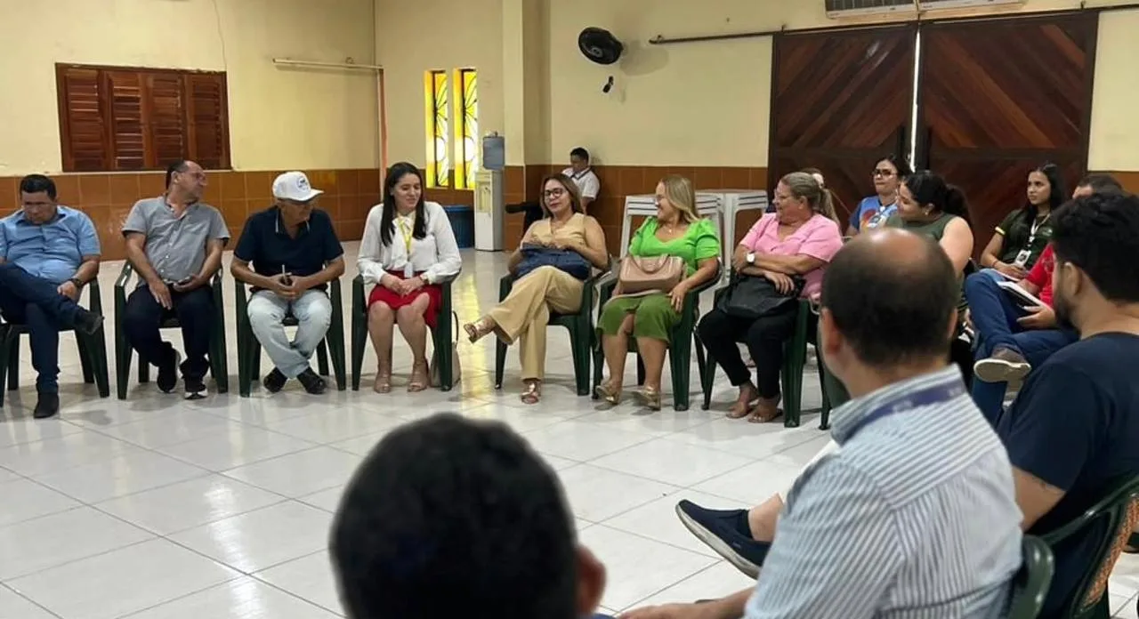 Roda de diálogo durante o Planejamento Estratégico de Senador Pompeu